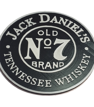 Jack Daniels 3D printed Coaster